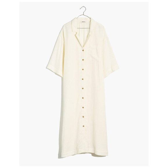 Lightestspun Cover-Up Maxi Shirtdress Madewell - Picture 1 of 2